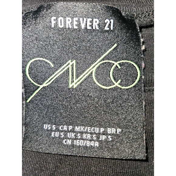 CNCO Shirt Unisex Sz S Black Short Sleeve Forever 21 Boy Band Graphic Logo Tour - Picture 4 of 5